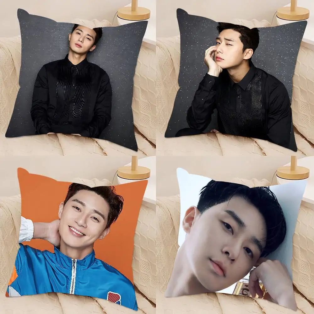 غطاء وسادة P-Park Seo-joon غطاء وسادة قابل للإزالة وقابل للغسل - كتان ناعم لجميع المواسم
