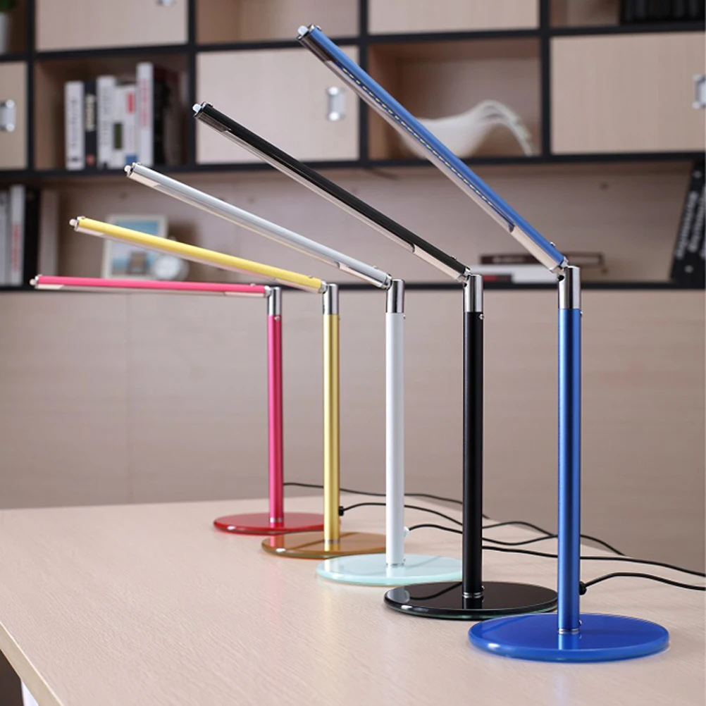 

Dimming Reading Desk Lamp LED Touch Control USB Charging 24 SMD Beads Eye Protection Energy Saving Rotatable Design