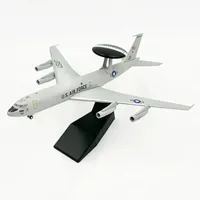 Diecast Metal 1/200 Scale E-3 E3 Sentry AWACS USAF Early Warning Aircraft Airplane Models Toy For Collection