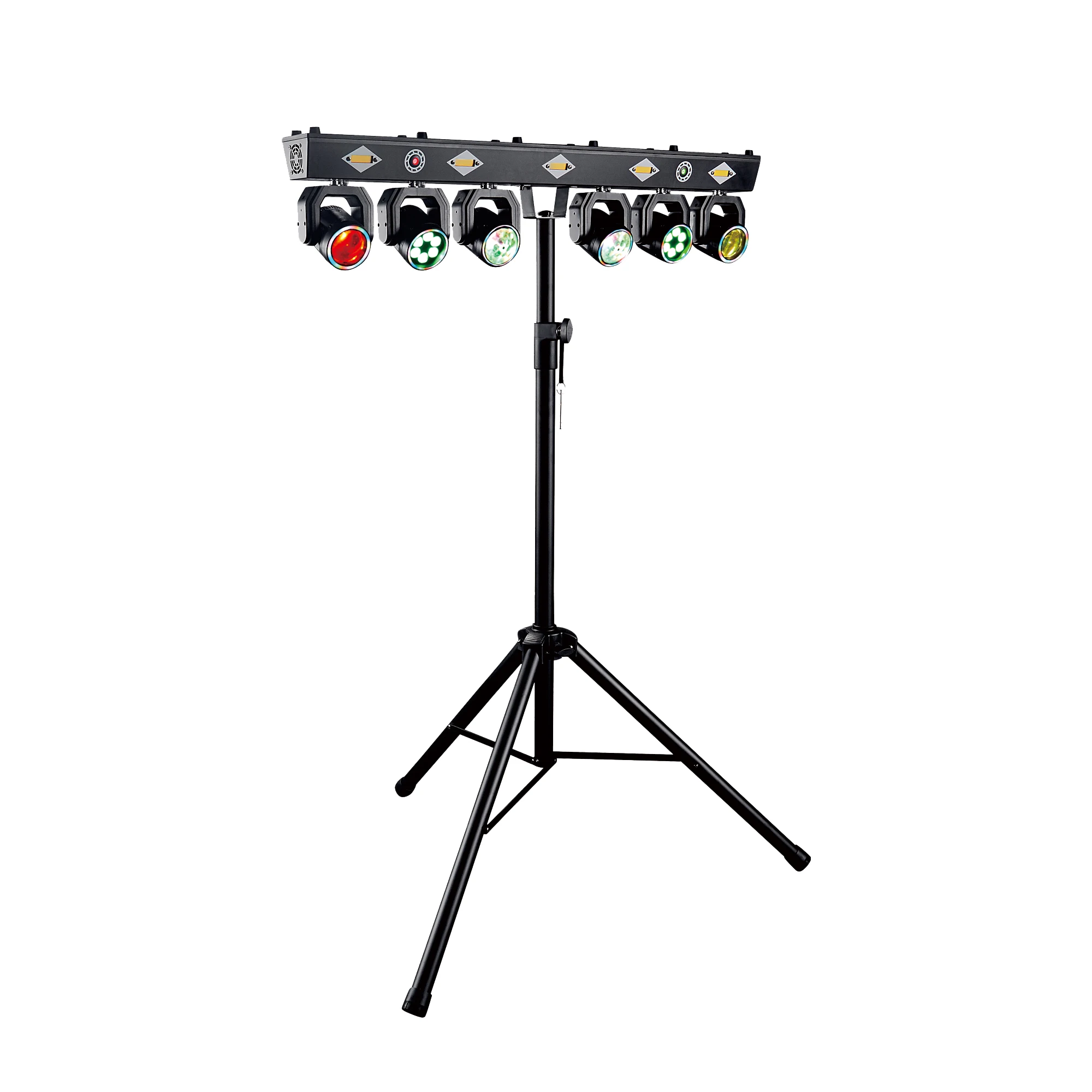 120W Mini Moving Head Rack Light LED Stage Light with Golden Strobe DMX512 Control for DJ Club Bar Wedding Party