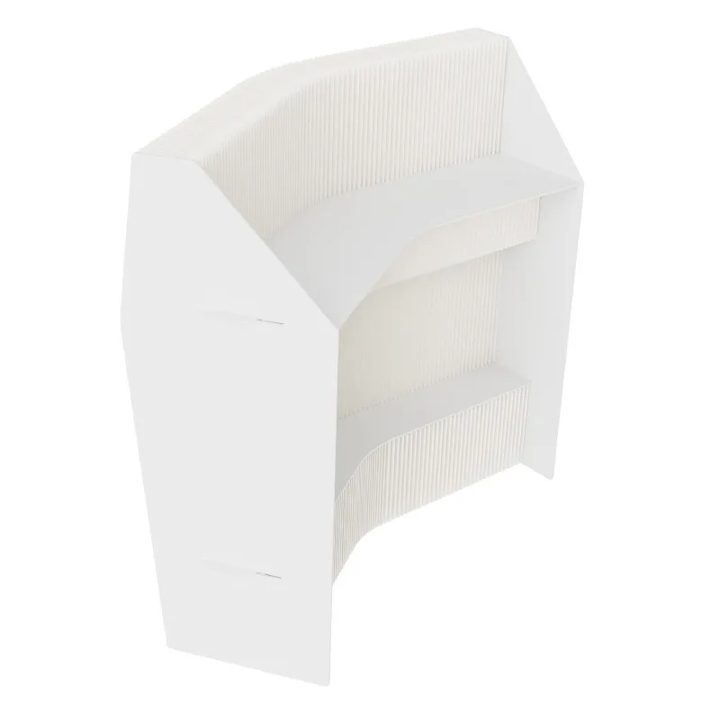 

Geometric lines, edges and corners, double-layer storage, portable, niche organ, checkout page, business exhibition