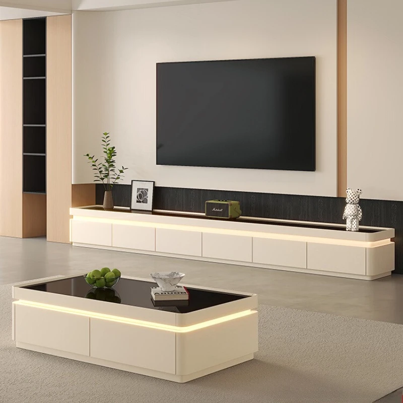 

Современный скандинавский стиль, твердая древесина, кремовая краска, подставка для телевизора, шкаф для телевизора, журнальные столики, мебель для гостиной, стеклянная столешница