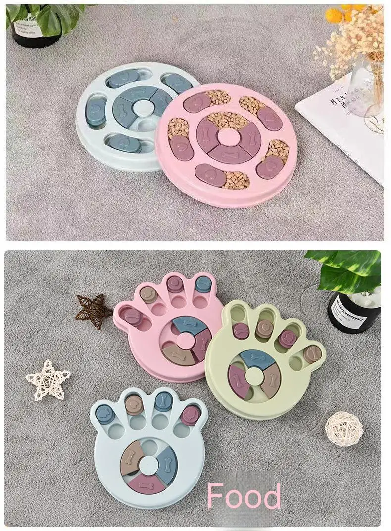 Hundes pielzeug Puzzle Slow Feeder interaktive Erhöhung Welpen iq Futter Spender langsam essen rutsch feste Schüssel Haustier Katze Hunde Trainings spiel – Detail 9