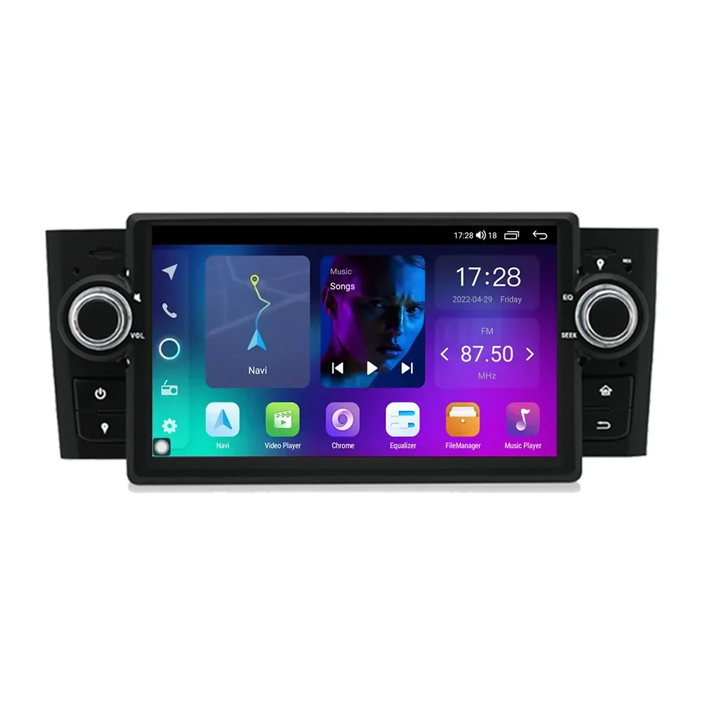 

2k Touch Screen Android 13 Car DVD Player 7'' Multimedia Auto Stereo Radio With GPS Navigation For Fiat Linea 2007-2012 Carplay