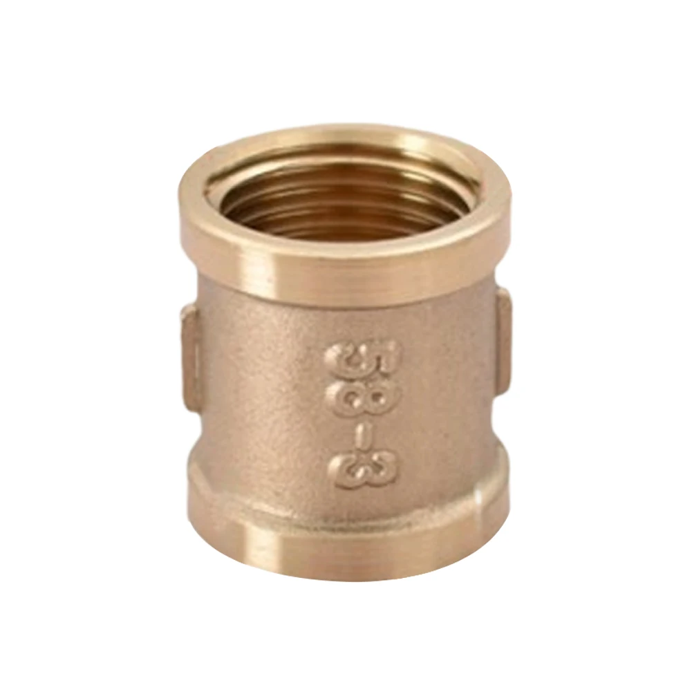 2pcs 4-point Double Internal Thread Connector Brass Fittings Connection For Water Pipes Central Heating Systems Garden Equipment