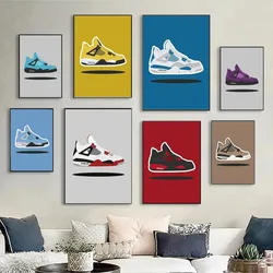 Fashion Shoes Luxury Brand Sneakers Posters And Prints Canvas Painting Nordic Wall Art Pictures for Living Room Home Decoration