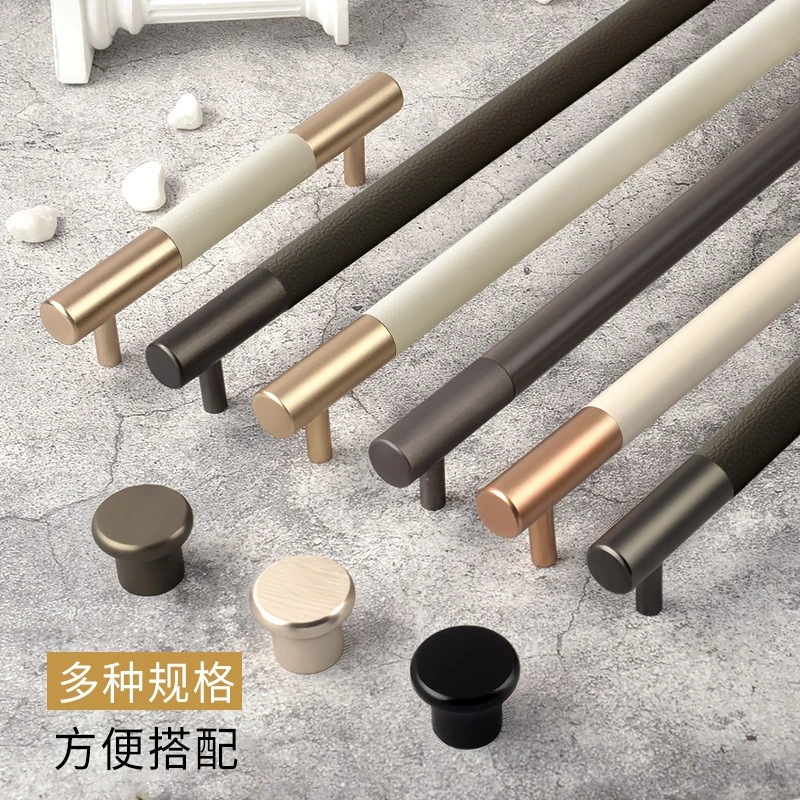 Golden Aluminum Cabinet Handles for Wardrobe Drawer Nightstand Window Kitchen Hardware Accessories