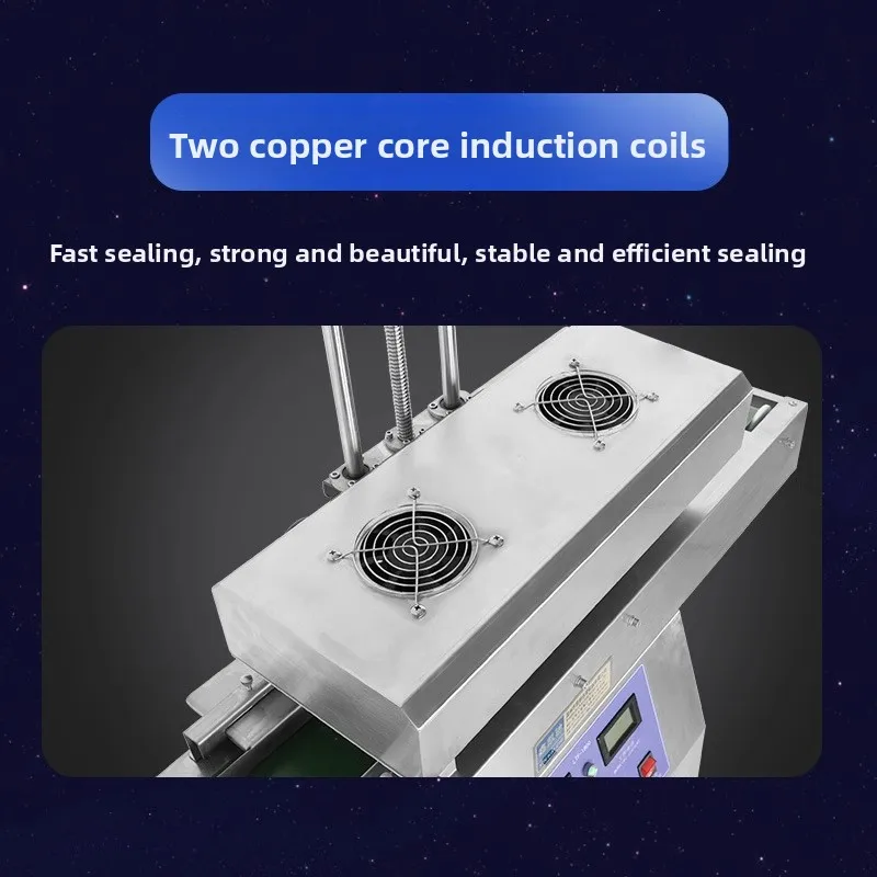 China Fully Automatic Continuous Electromagnetic Induction Aluminum Foil Sealer Bottle-Neck Foil-Sealing Machine