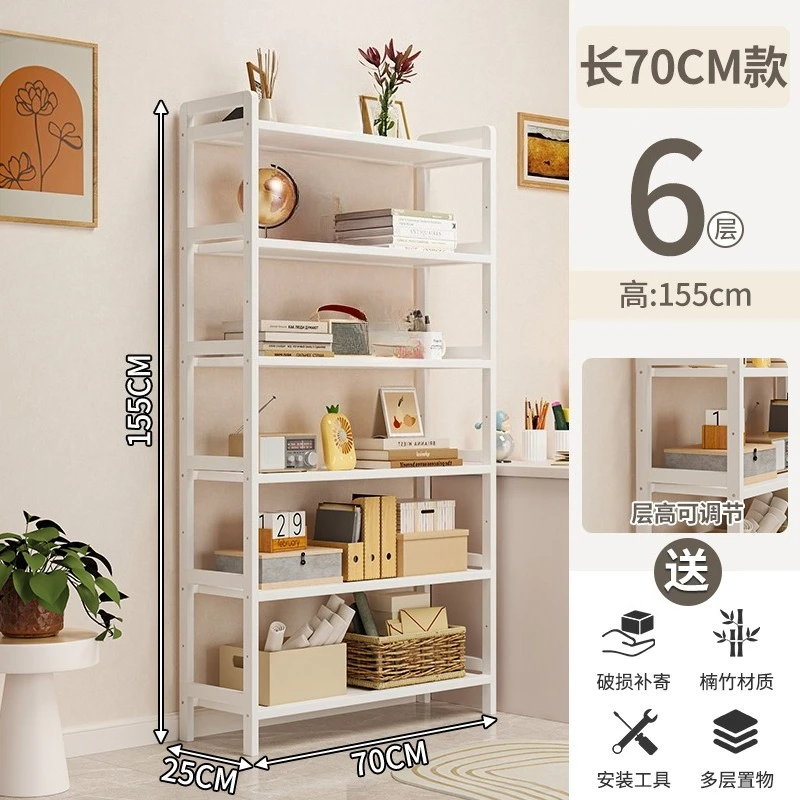 For Home Multi-layer Storage Shelf Simple Bookshelf Display Rack for Figure Ornaments Green Plant Flower Pot Living Room