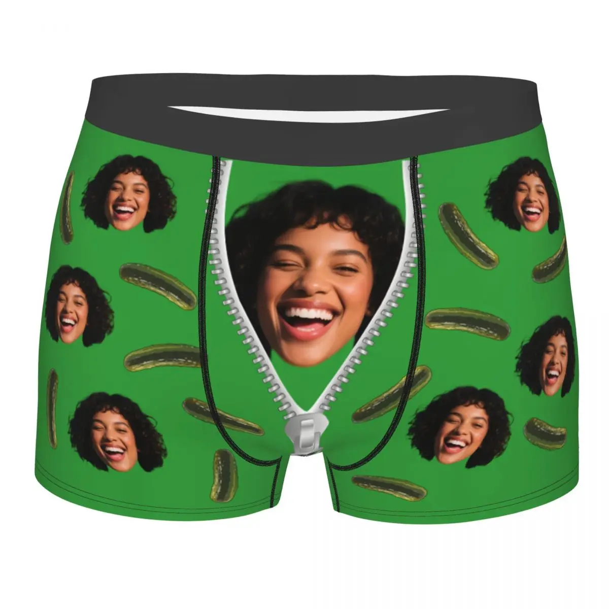 Personalized Face Photo Custom Boxer For Boyfriend 3D Print Men Personalized Photo Underwear Panties Briefs Soft Underpants
