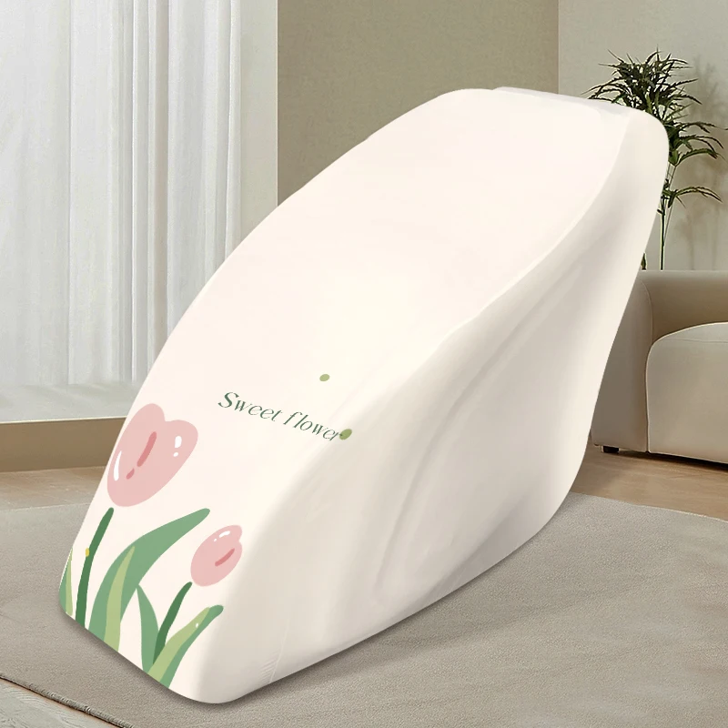 

Современный простой стильный чехол-накидка для массажного кресла и дивана с цветочным и пейзажным узором для домашнего использования