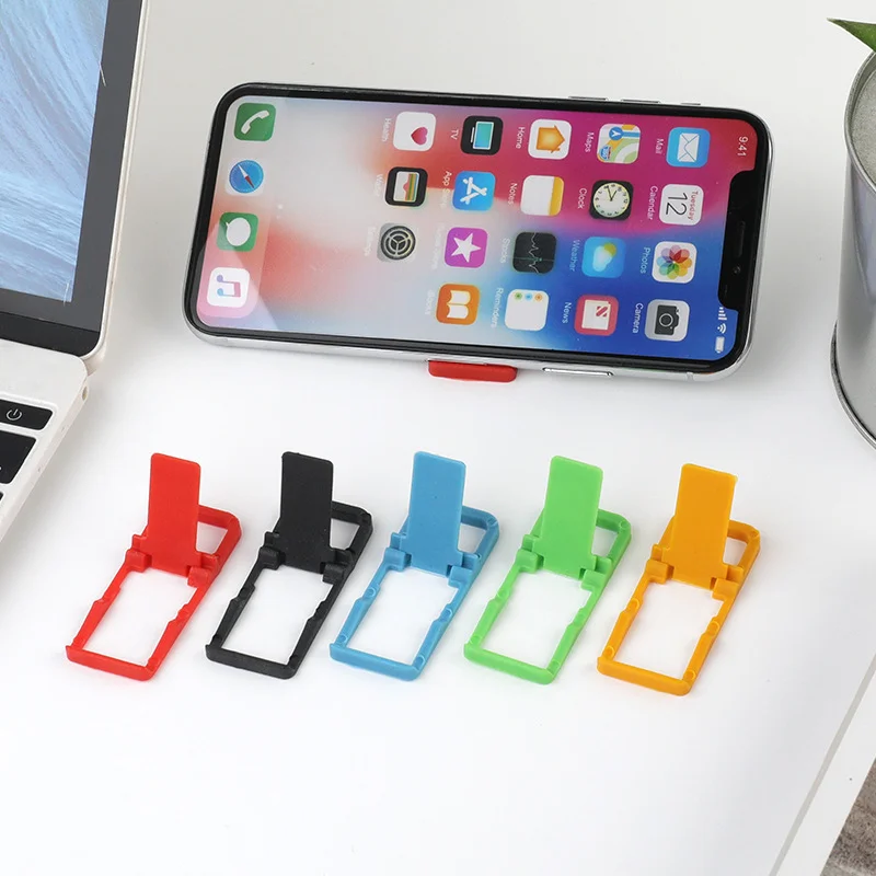 Portable Mini Foldable Mobile Phone Holder Stand for 4.0 To 6.8 Inches Smartphones Unviersal Adjustable Table Bracket Mount