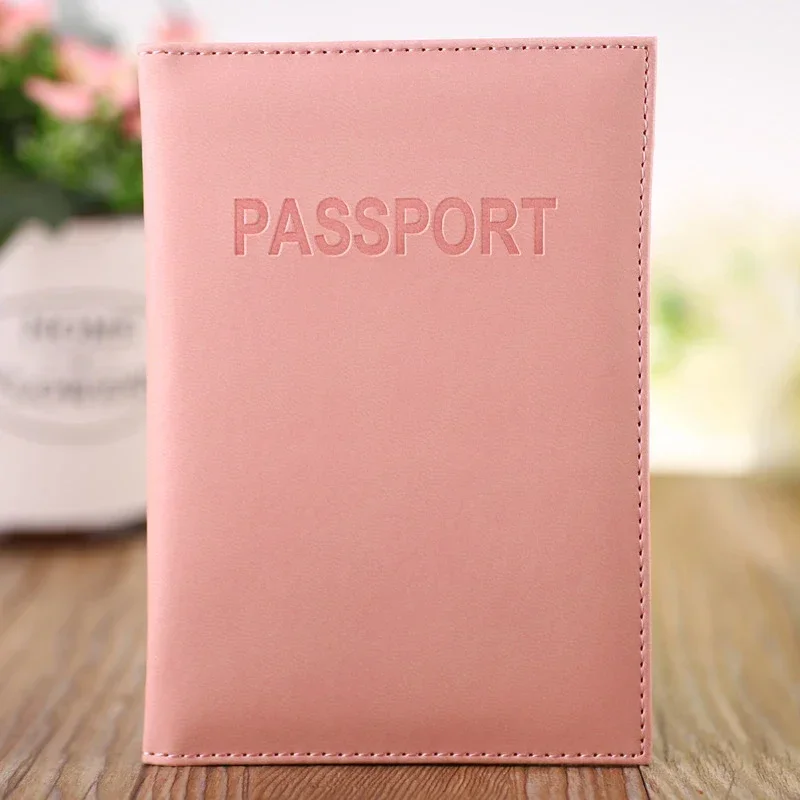 Wholesale PU Passport Case Travel Universal Protection Card Holder Cover Package Unisex Purse Black Red Green Leather Bag Wallet