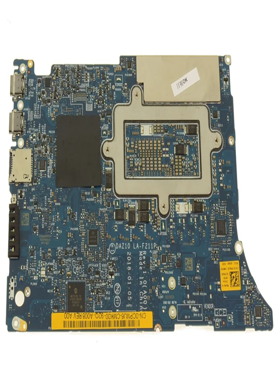 CN-0CPMJ6 0CPMJ6 CPMJ6 For DELL 9575 Laptop Motherboard LA-F211P With SRD0X I5-8305G CPU 100% Full Tested