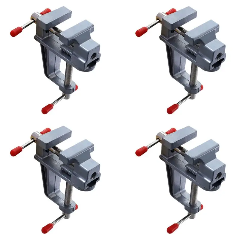 Limited Stock-FF 4X Portable Mini Table Vise Clamp Small Vice For Small Work Hobby Jewelry Diy Craft Repair Tool Work Table Vise