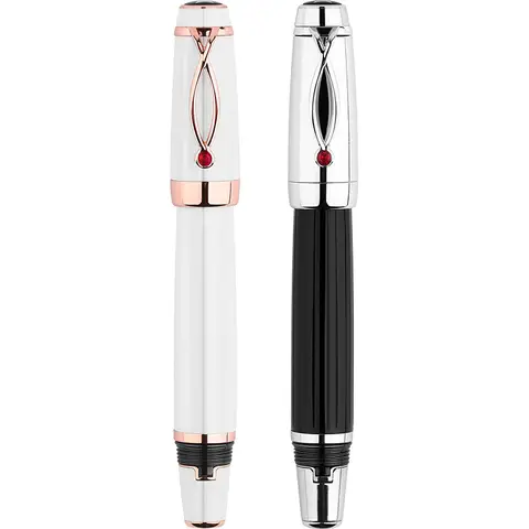 Majohn MoonMan-X1 Fountain Pen Mechanical Extension Fine EF 0.4mm Tip High Grade Imported Resin Ink Pen Office Shcool Gifts