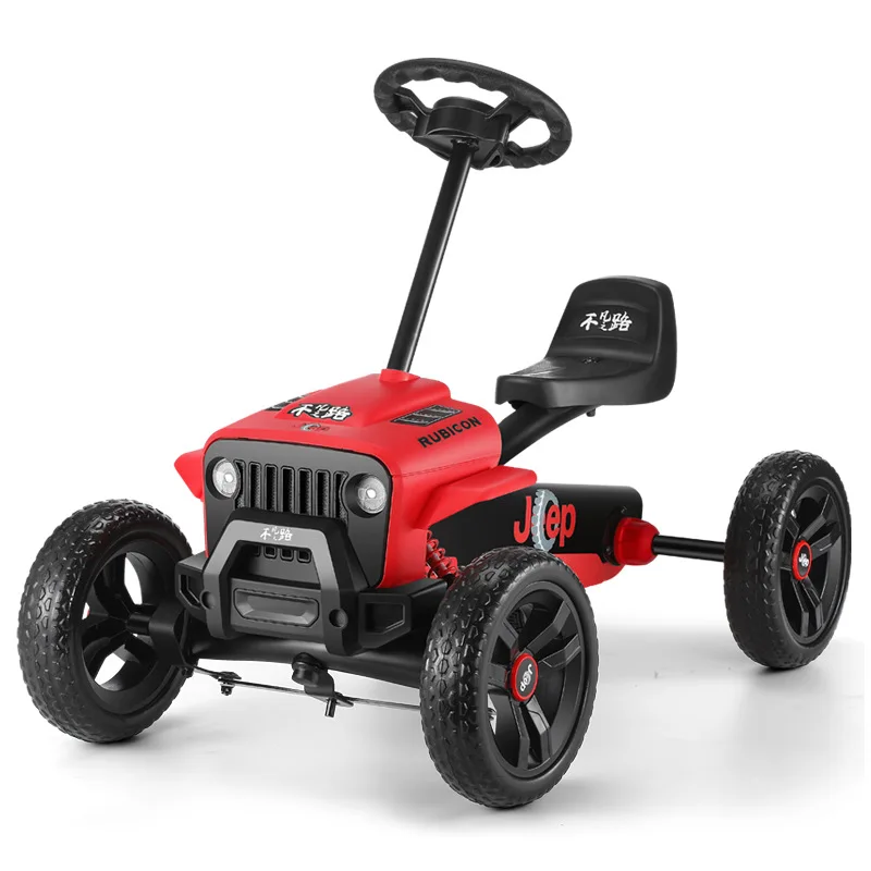

Children's off-road kart four-wheel bicycle, boys and girls, children can sit on fitness toys, pedals, bicycles