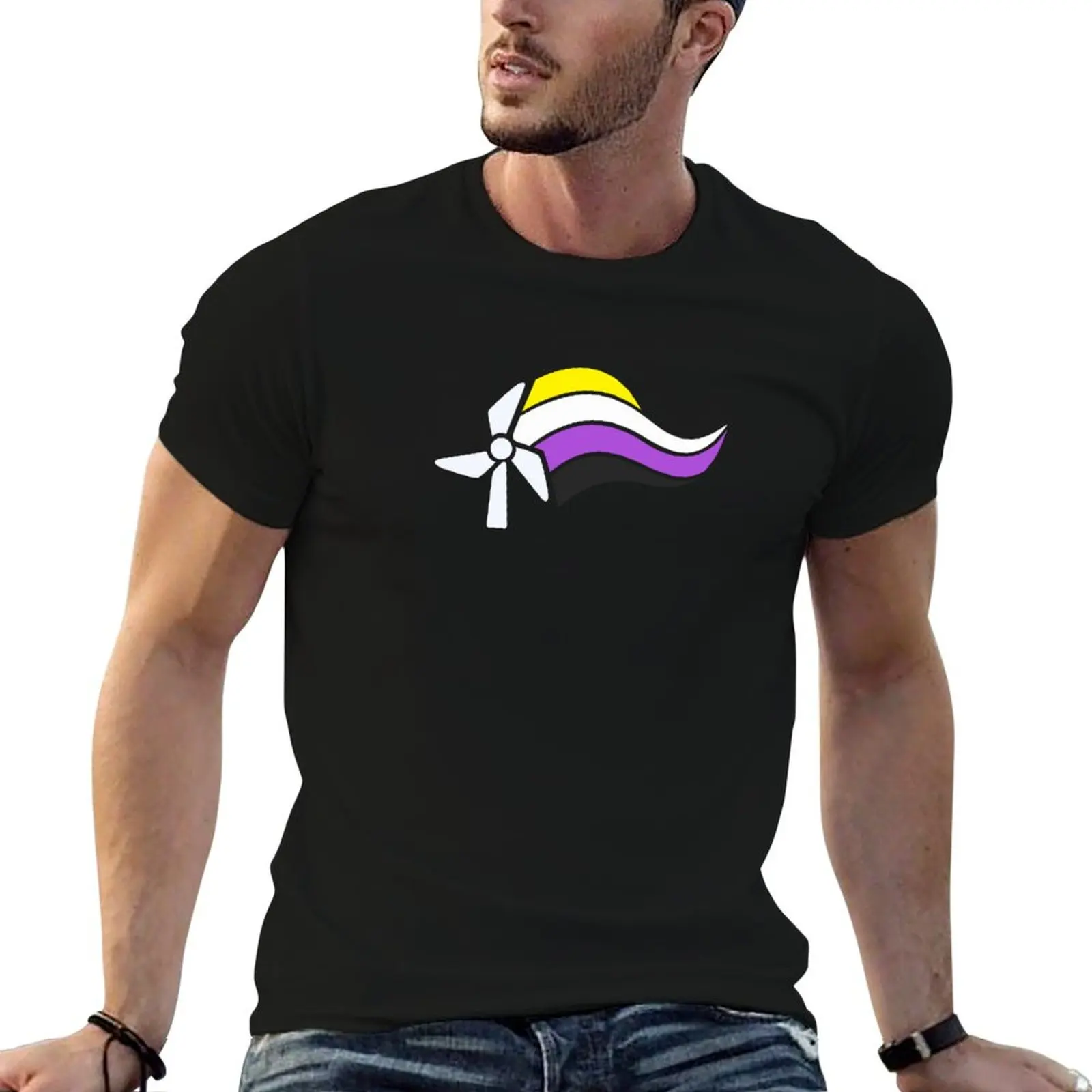 Winds of Change - Non-Binary T-Shirt Standard Fit Solid Tee Shirt