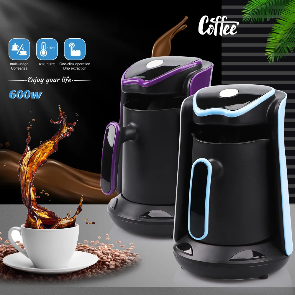 RAF Home Heated Coffee Cups New Turkish Coffee Pot Portable Office Coffee and Tea Maker