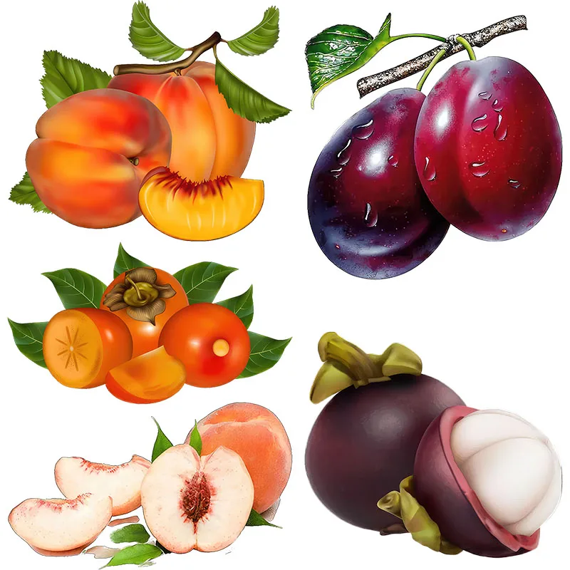 Three Ratels CO85 Vivid fruit stickers colorful happy mood home decor wall stickers  refrigerator decals