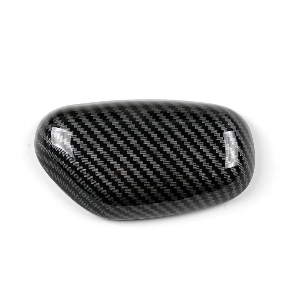 1 piece Gear Shift Knob Cover BLACK Carbon Fiber Sticker for Geely Xingrui Preface 2021-2023