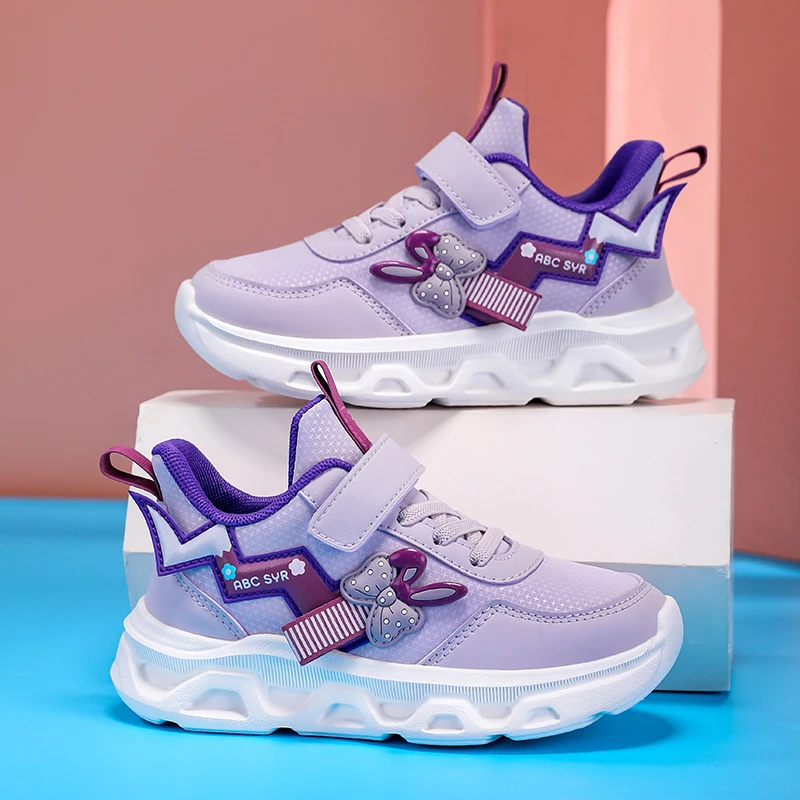 

Girls' Autumn Winter Sports Shoes Anti Slip Leather Surface Elementary School Students' Spring Outdoor Shoes Girls' Casual Shoes