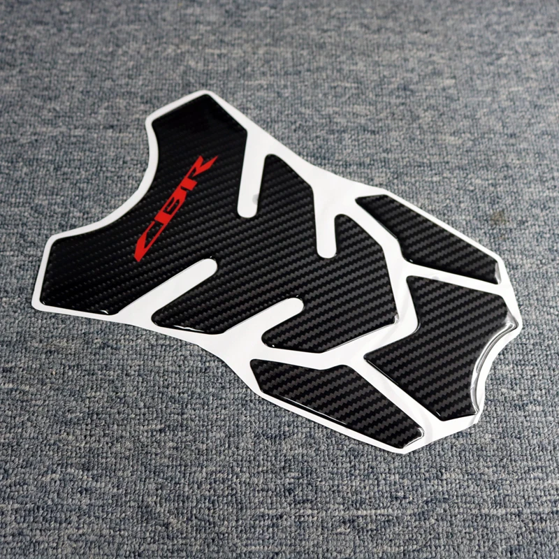 3D Carbon-look Motorcycle Tank Pad Protector Decal Stickers Case for Honda CBR 250RR 600RR 900RR 1000RR 650F 500R Fireblade