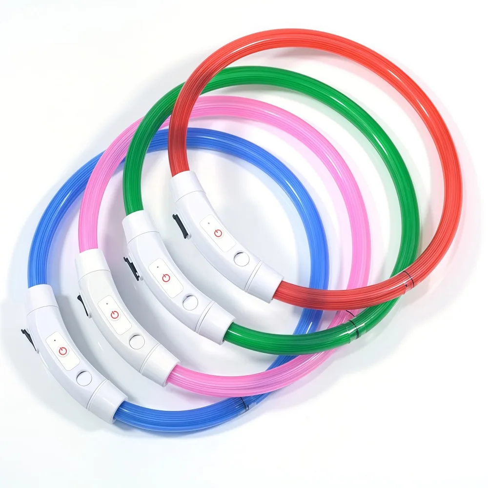 

Rechargeable LED Dog Collar, Anti-lost, For Walking Dogs At Night, Pet Neck Collar, Luminous Necklace