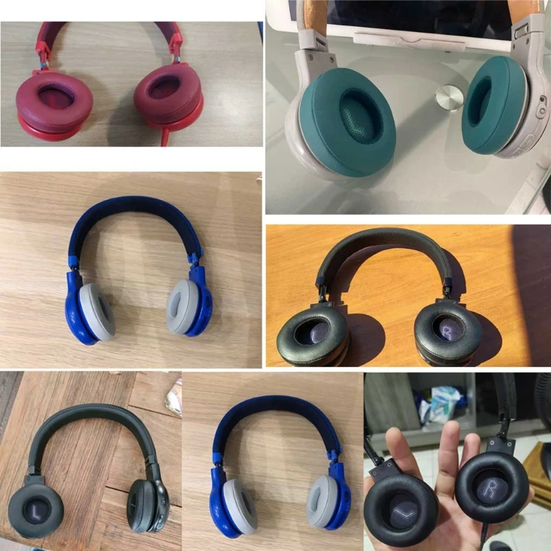 زوج واحد من وسادات الأذن الناعمة البديلة لسماعات الأذن JBL-E35 E45 E45BT