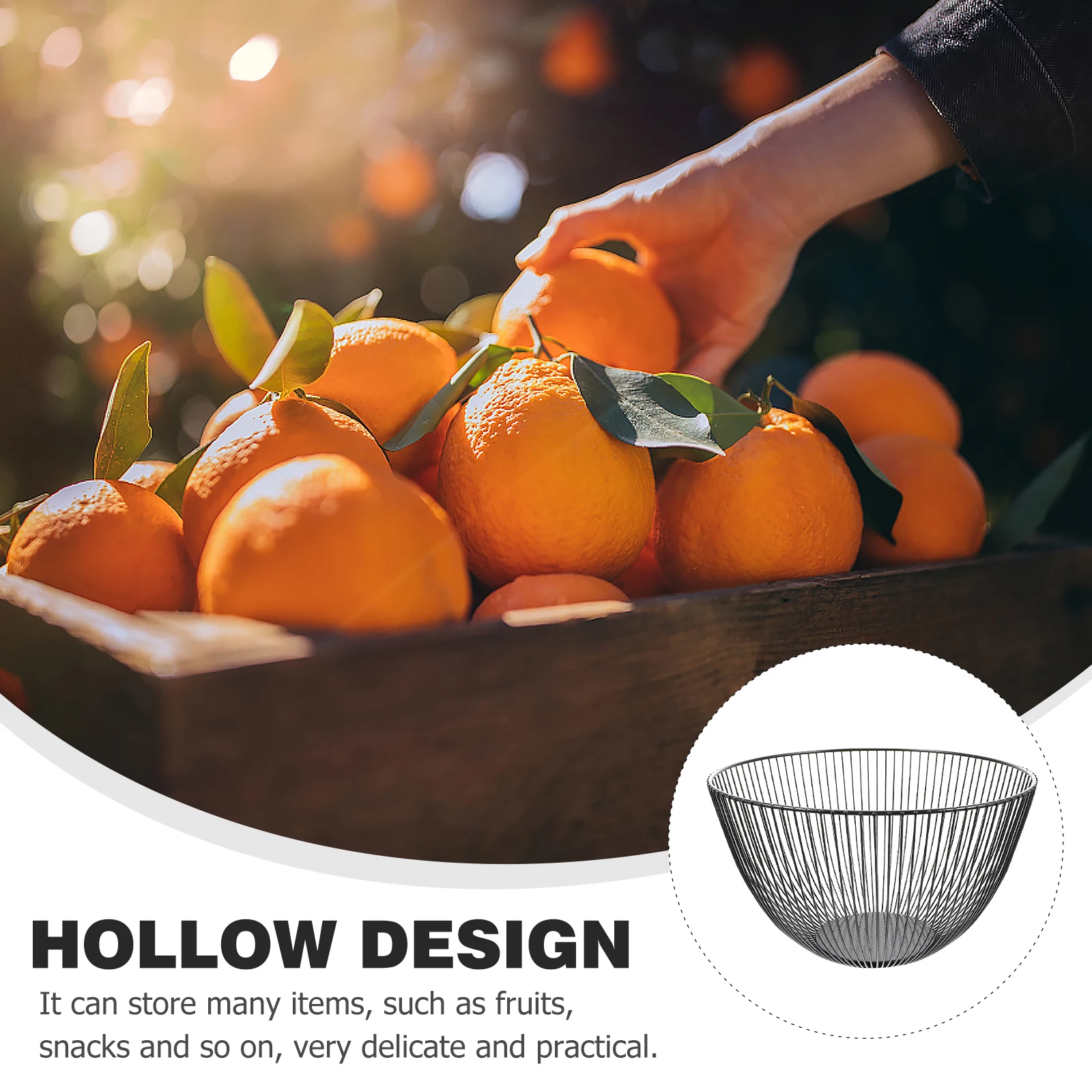 

2pcs Iron Fruit Baskets Creative Storage Holders For Snacks Vegetables Outdoor Parties Smooth Surface Home Decors Table