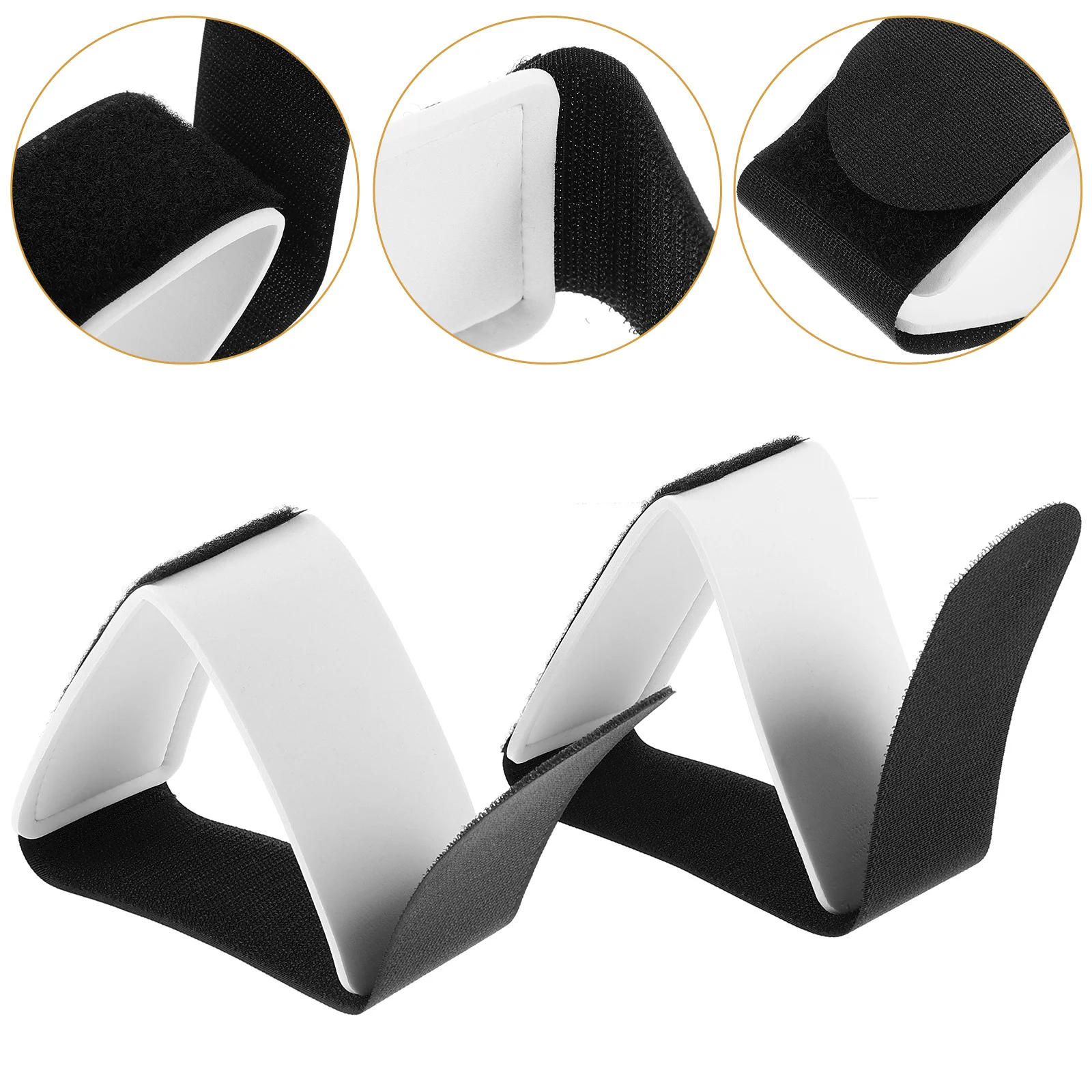 

4pcs Ski Straps Snowboard Fixing Bands Nylon Blue Adjustable Portable Skiing Accessories Outdoor Supplies