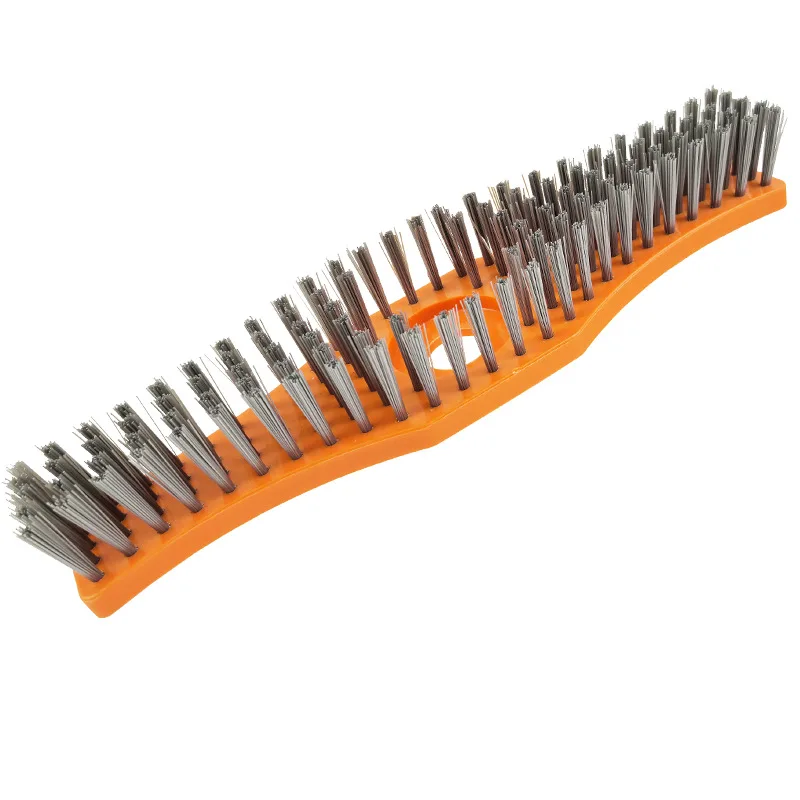 

High Efficiency Lawn Mower Cleaning Brush, Adjustable Handle Weed Remover for Garden Yard Patio Farm Tile Grout
