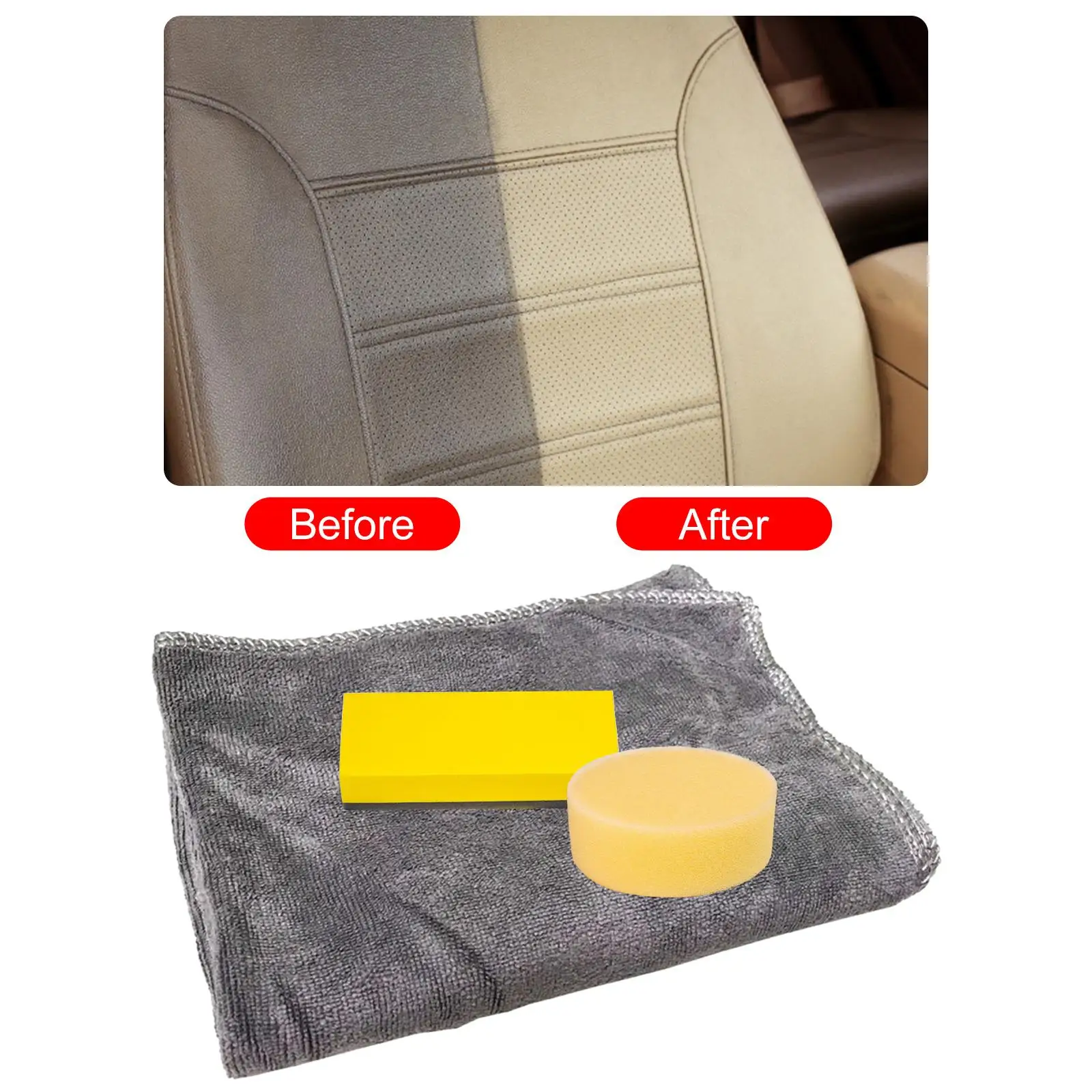 Car Wash Sponge Waxing Applicator Polish Wax Foam Pad Washing Tool Cleaning Sponge for Kitchen Household Dishes Easy Grip