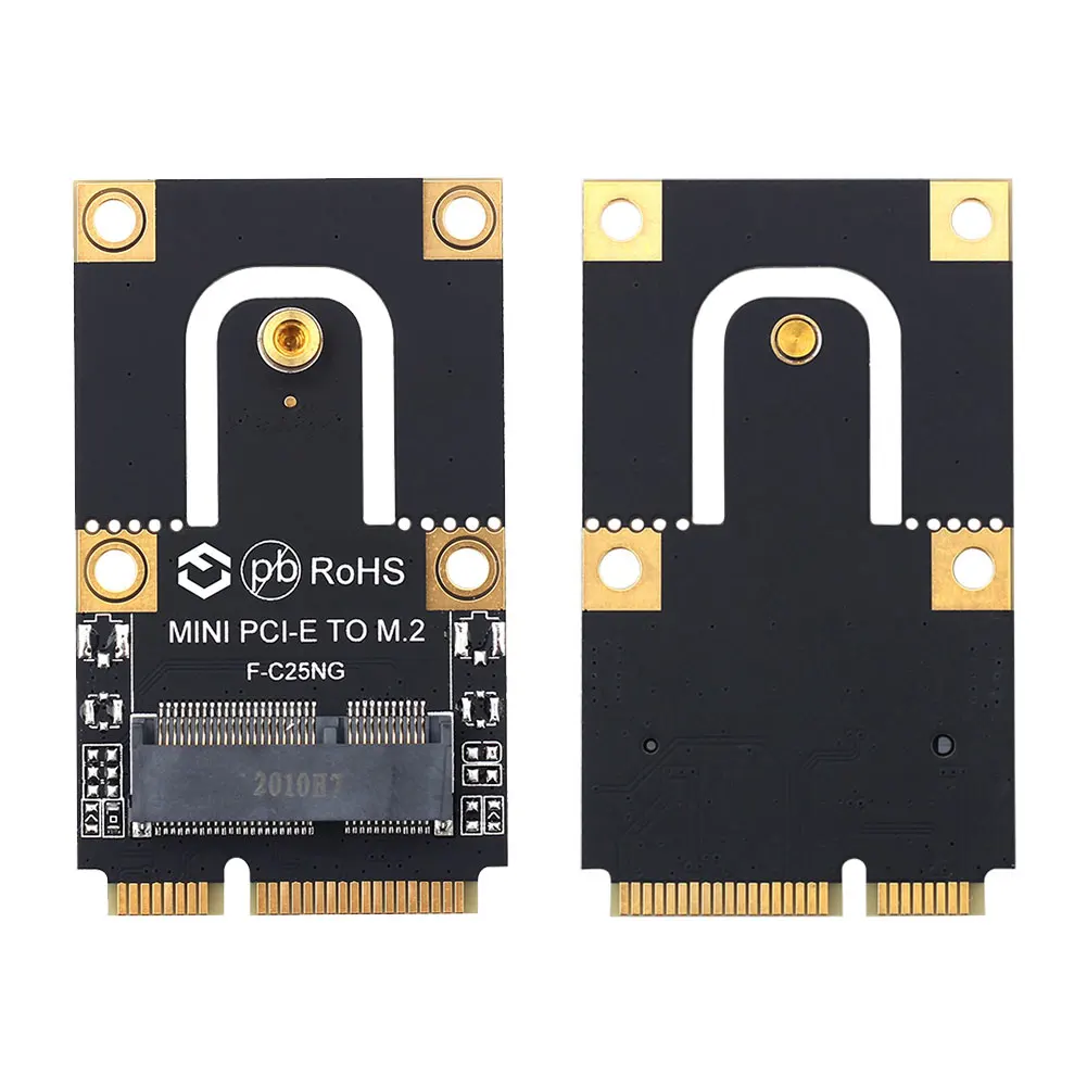 Карта беспроводного преобразования для компьютерных разъемов M.2 Key To Mini PCI-E, аксессуары для Intel AX200 AX210 9260NGW 8260NGW 8265NGW