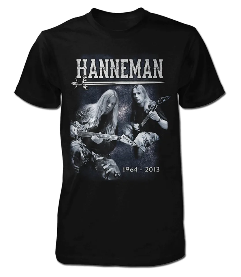 Slayer Guitarist Jeff Hanneman black T shirt tee All sizes S 5Xl TA5778