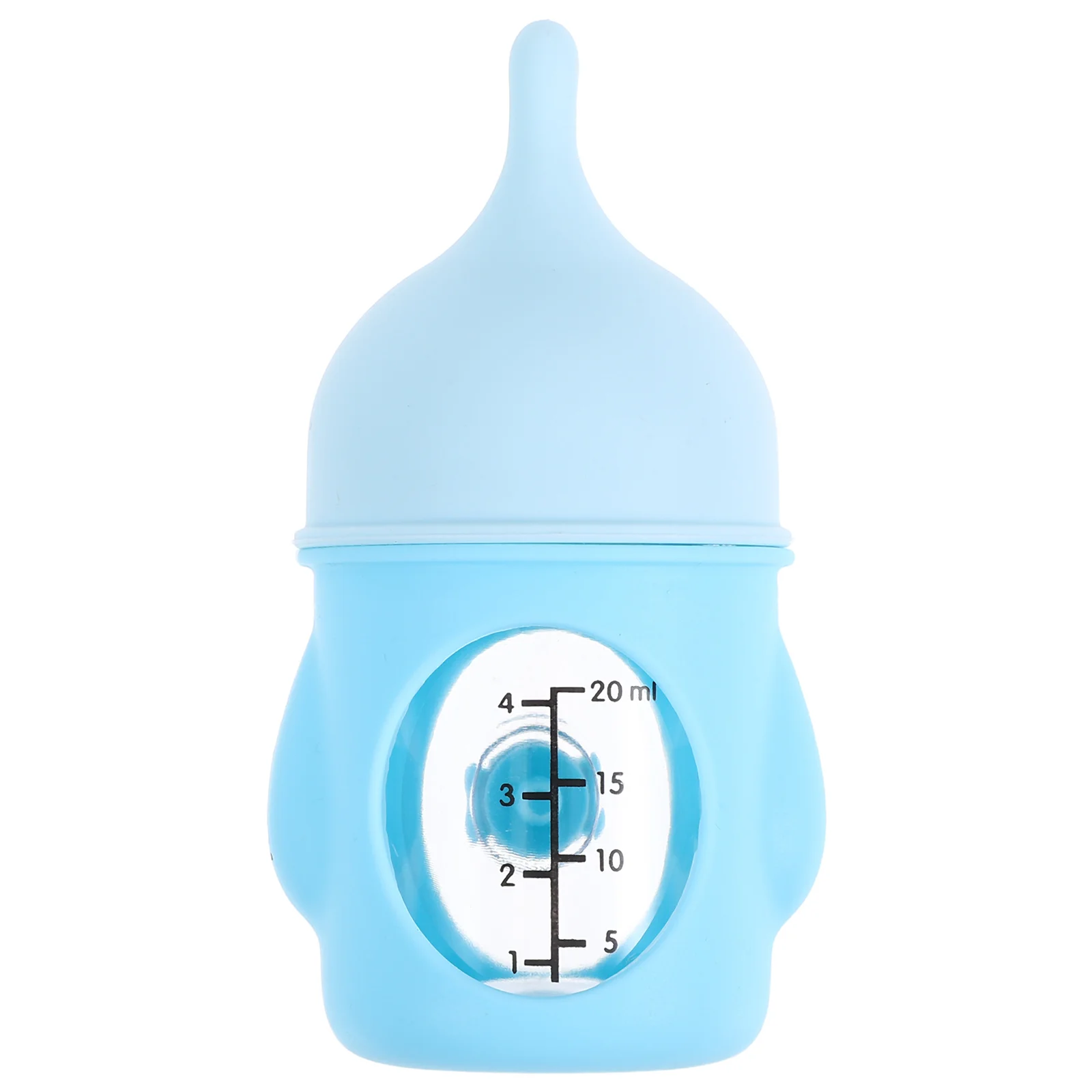 

1pcs 20Ml Pet Nursing For Newborn Kittens Puppies Portable Mini Bottle Clear Scale Easy Clean Kitten Puppy Feeding Supplies Dog