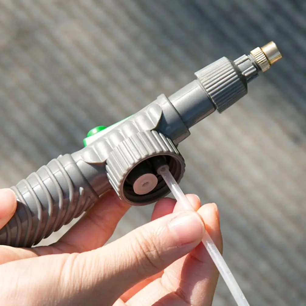 1 Garden Watering Tool Sprayer Agriculture Tools High Pressure Air Pump Manual Sprayer Adjustable Drink Bottle Spray Head Nozzle