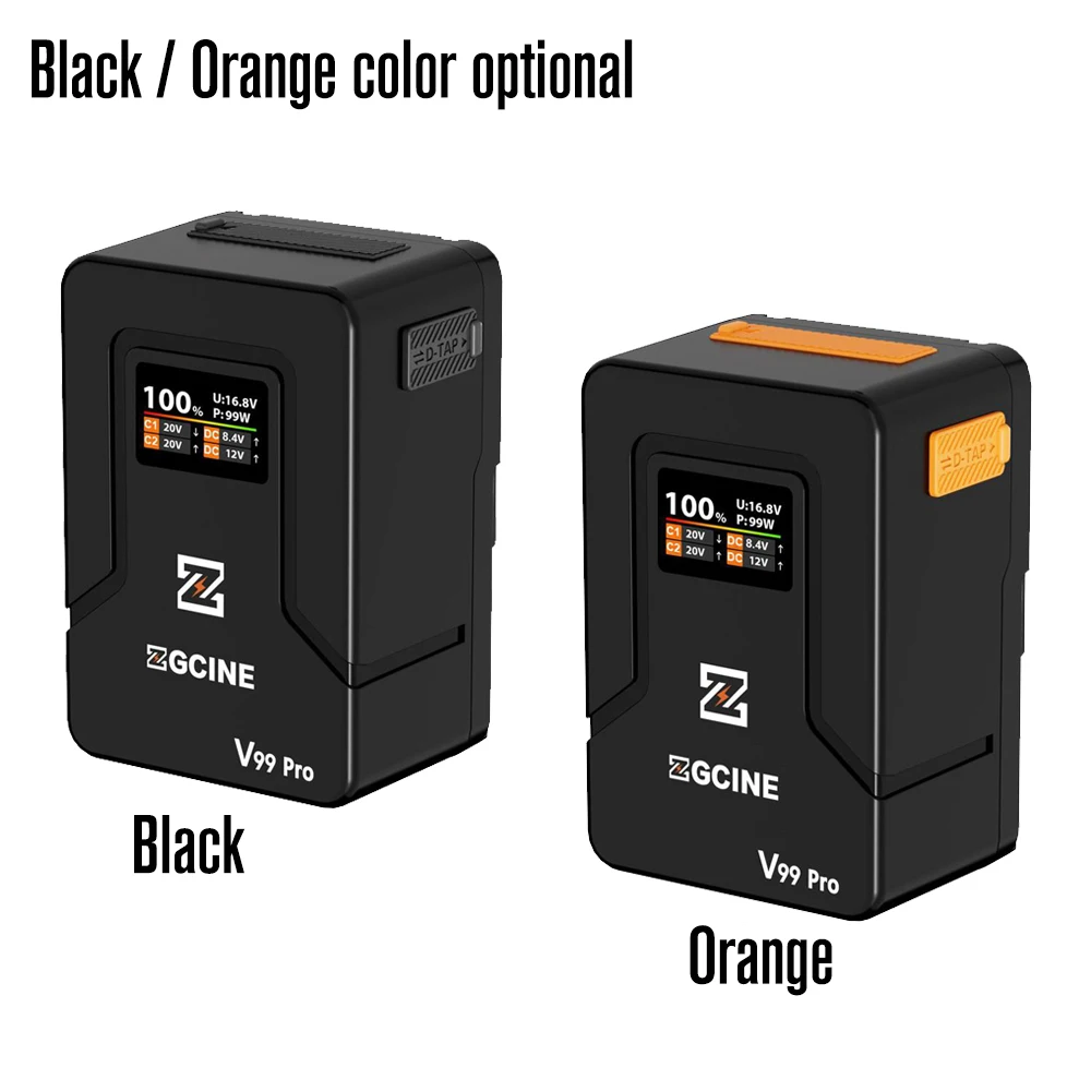 ZGCINE ZG-V99Pro V99Pro V-Mount Battery Lithium Battery Power Supply for Camcorder/Digital/Video Light/Monitor
