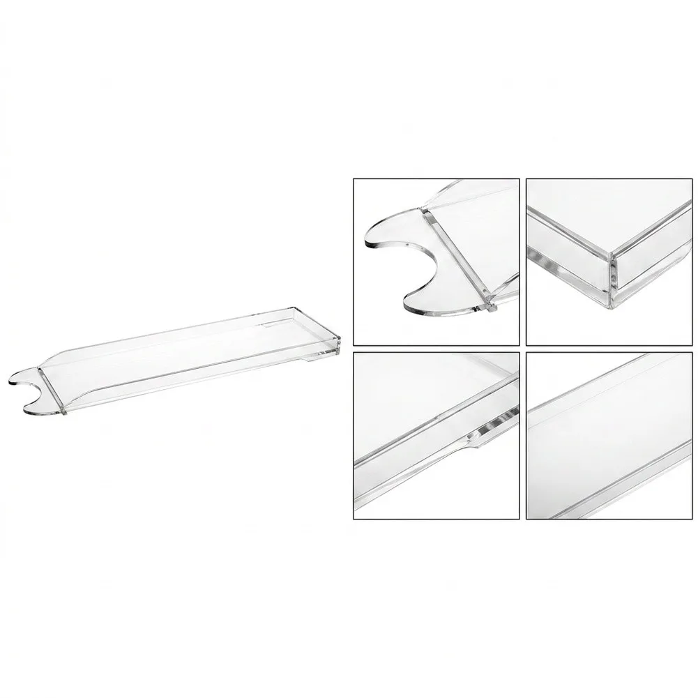Clear Acrylic-Crumb Tray With Non-Slip Pads For Bella 2-Slice Slim Toaster Kitchen Counter Protector Dust Catcher Accessories