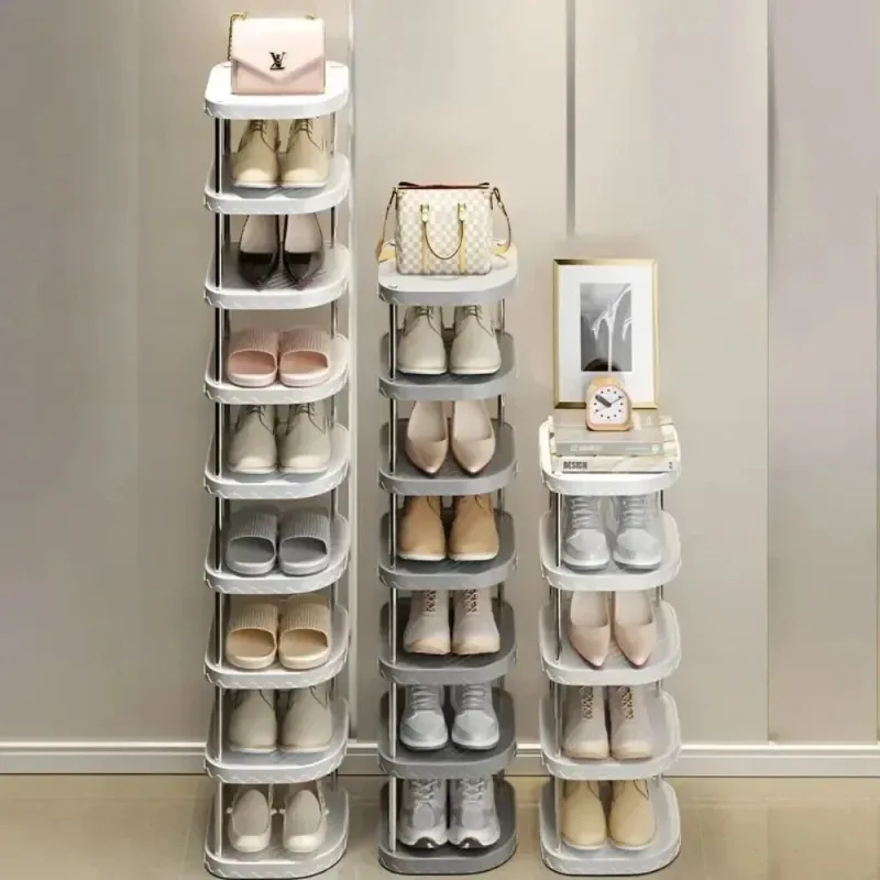 Multi-Layer Shoe Organizer Simple Shoes Rack Plastic Storage Cabinet Household Space Saving Storage Cabinet Creative Shoe Rack