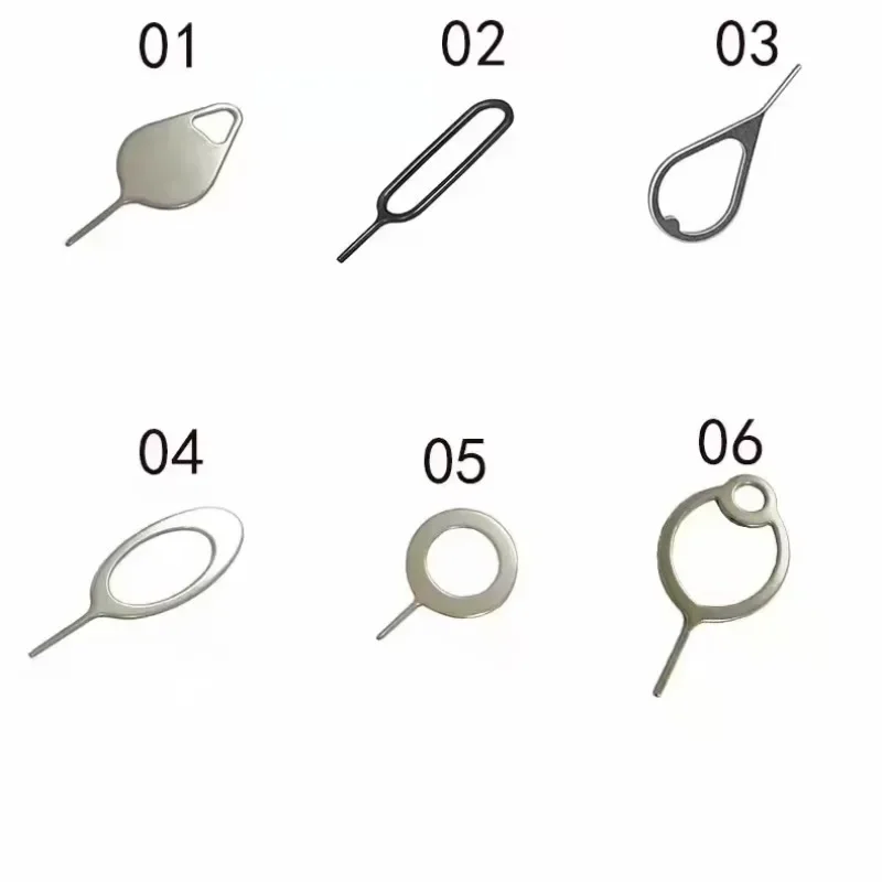 مخصص سيم بطاقة دبوس مفتاح إبرة الفضة النيكل مطلي بطاقة Sim القاذف دبوس سيمز بطاقة للهاتف