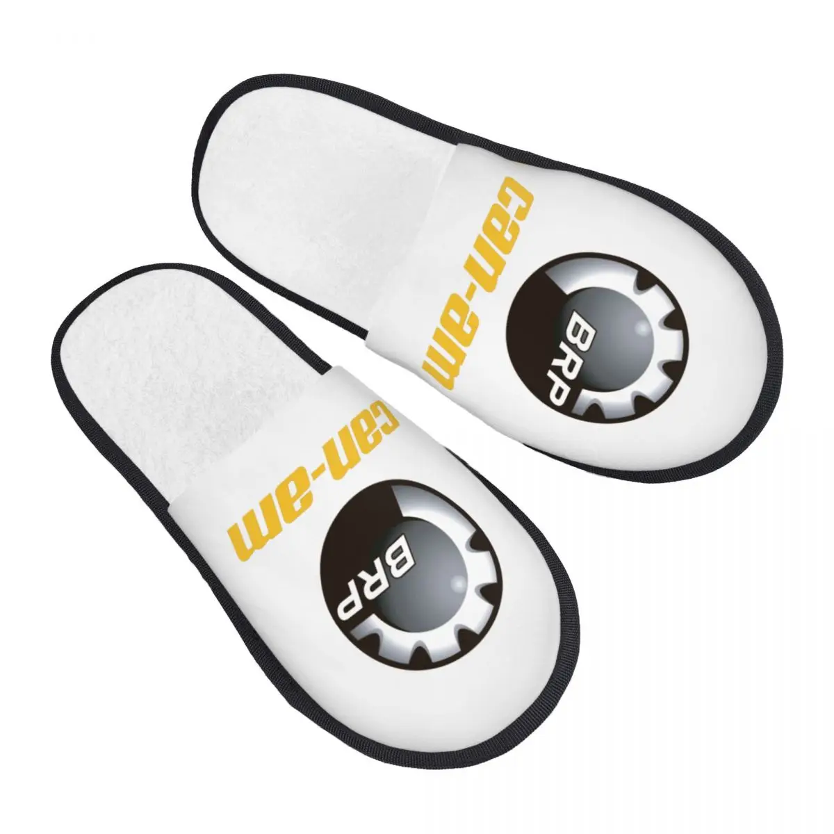 مخصص BRP ATV Can Am Logo شبشب منزل للنساء مريح رغوة الذاكرة الانزلاق على أحذية النعال غرفة النوم #1