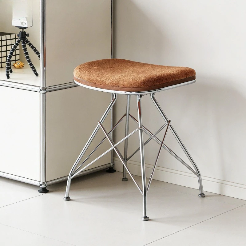 Simple bar chair meal retro home small apartment medieval low stool