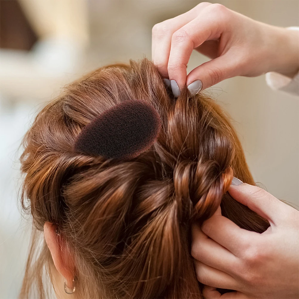 

2pcs Heightening Clips Volume Hair Puff Cushion Clips Base Inserts for Styling Lightweight Breathable Reusable