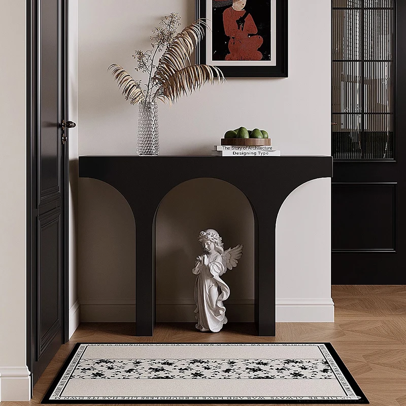 

Italian Minimalist Console Table Long Clear Nordic Modern Console Table Simple Chic Mueble Recibidor De Entrada Furniture Home