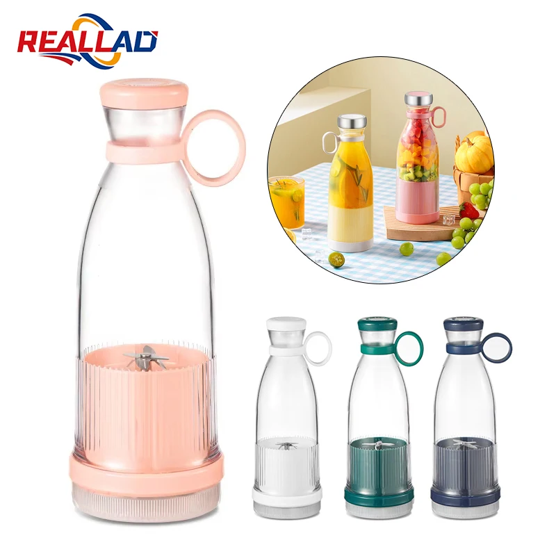 Pembuat Jus Elektrik Cangkir 6 Bilah Blender Mesin Milkshake USB Alat Pencampur Susu Buah Portabel Blender Jus Segar Mini