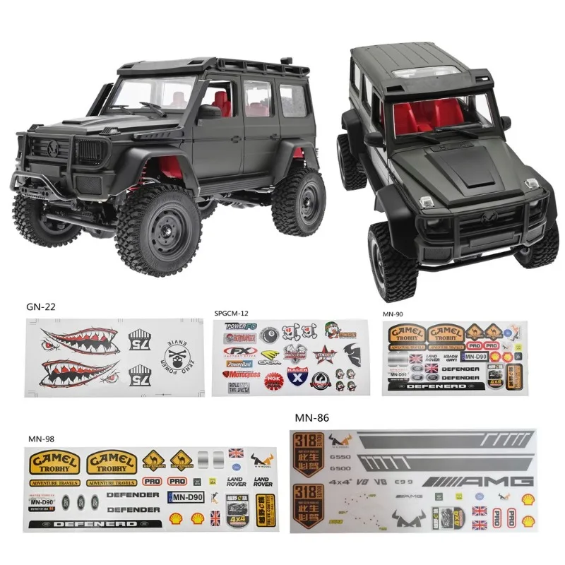 RC toy car sticker decorative parts modification accessories for 1/12 1/16 RC Crawler Car D90 98s 86S Land Rover Defender mn99s