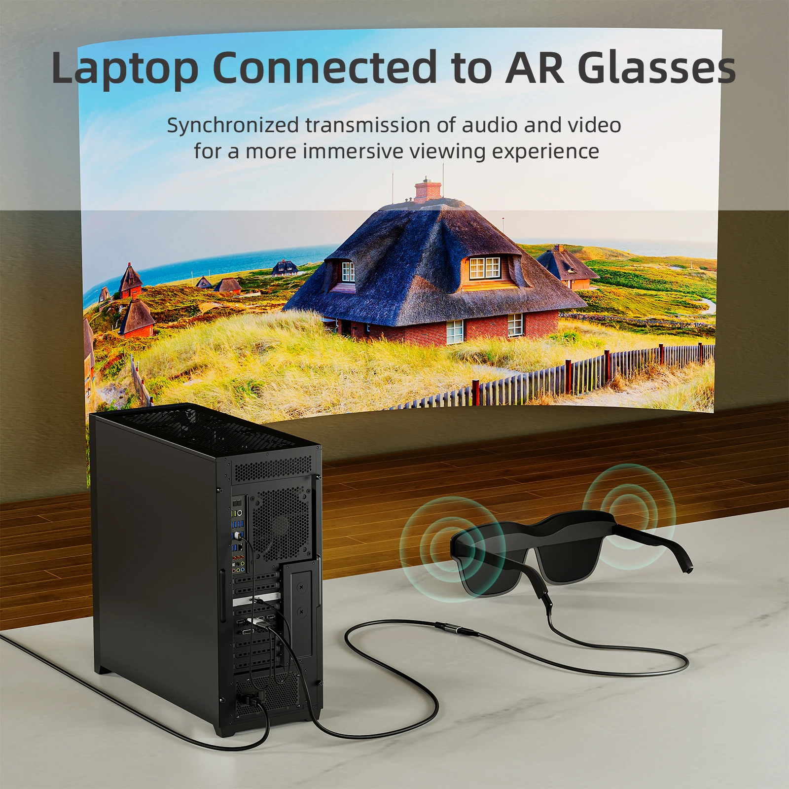 محول أنثى 8K DP إلى Type-C، كابل تحويل جهاز عرض USB C لتوصيل مضيف DP شاشة محمولة نظارات Nreal TC AR