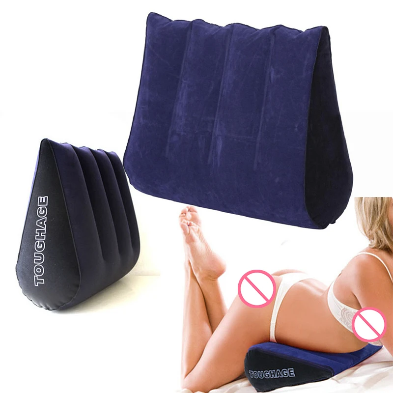 Almohada inflable para adultos, cojín de cama para sexo, ayuda corporal, BDSM, muebles de cuña, sofá erótico, juegos sexuales