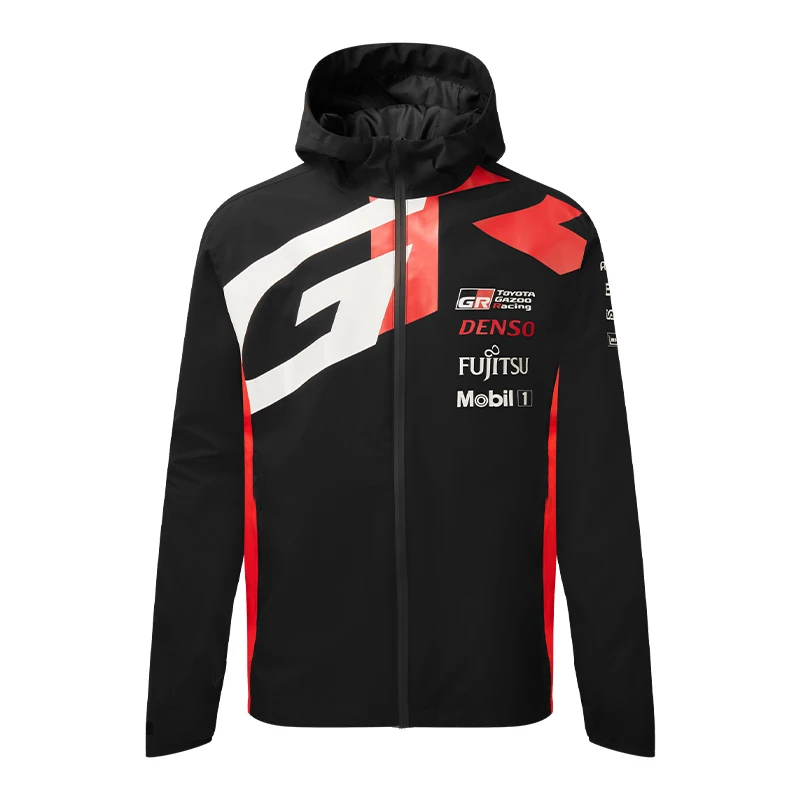 2025 nueva chaqueta de traje de carreras Toyota GR Gazoo equipo WEC chaqueta impermeable Unisex Rally Car primavera y otoño chaqueta con capucha y cremallera